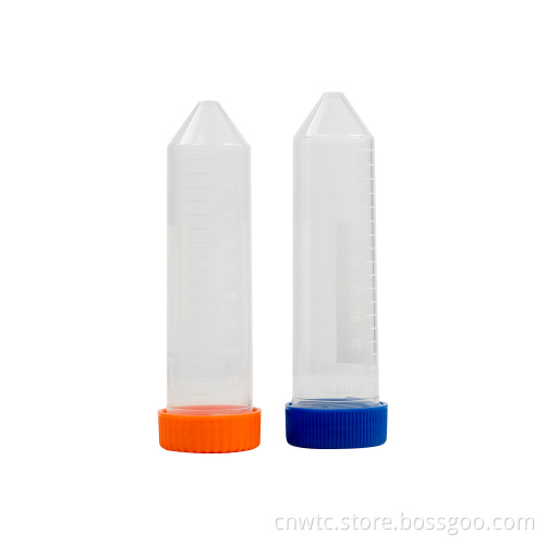 15ml and 50ml Lab Plastic Falcon Centrifuge Tubes with Blue Screw Caps